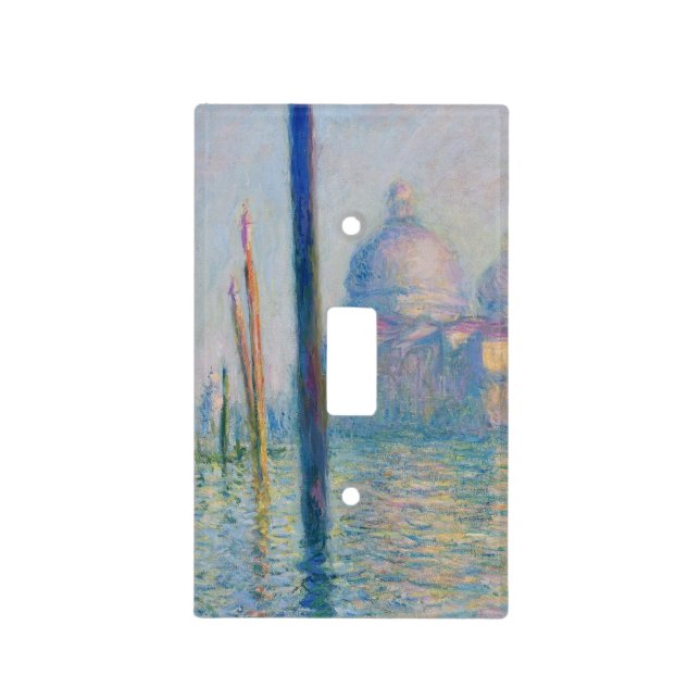 Grand Canal Monet Venice Italy Classic Painting Light Switch Cover (Front)