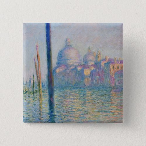 Grand Canal Monet Venice Italy Classic Painting Pinback Button