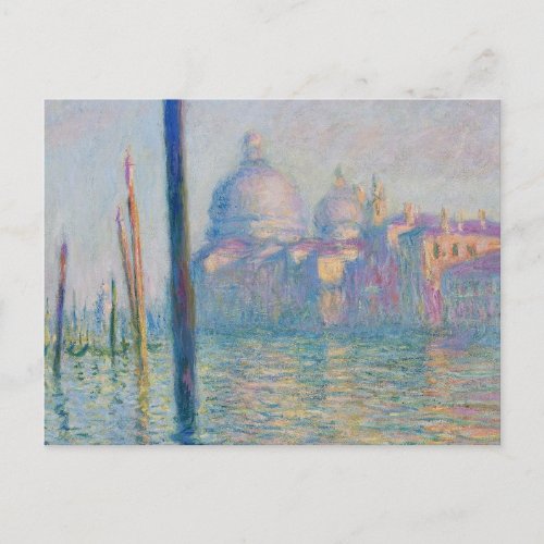 Grand Canal Monet Venice Italy Classic Painting Postcard