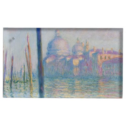 Grand Canal Monet Venice Italy Classic Painting Table Card Holder