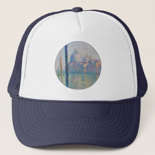 Grand Canal Monet Venice Italy Classic Painting Trucker Hat