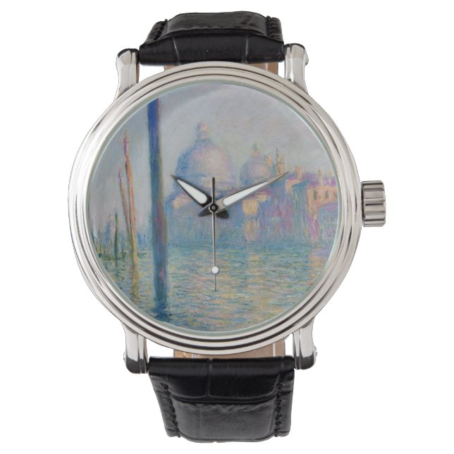 Grand Canal Monet Venice Italy Classic Painting Watch (Front)
