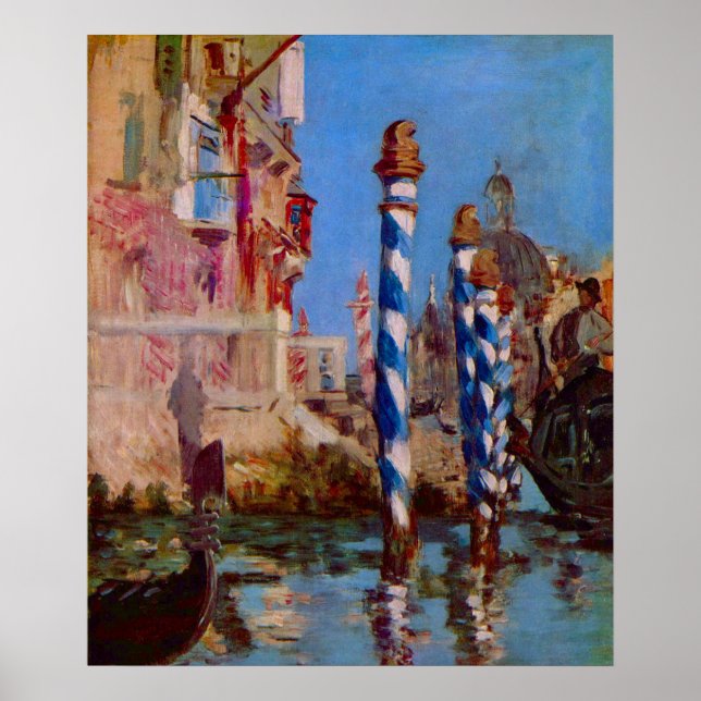 Grand Canal of Venice by Edouard Manet Poster (Front)