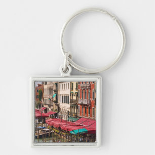 Grand Canal of Venice Italy with gondola boats Keychain