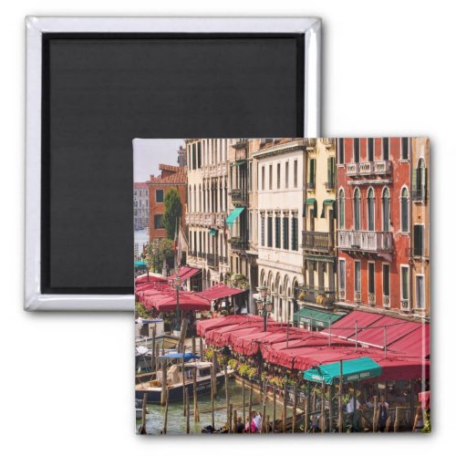 Grand Canal of Venice Italy with gondola boats Magnet