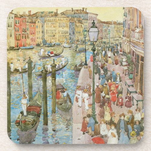 Grand Canal Venice by Maurice Prendergast Beverage Coaster
