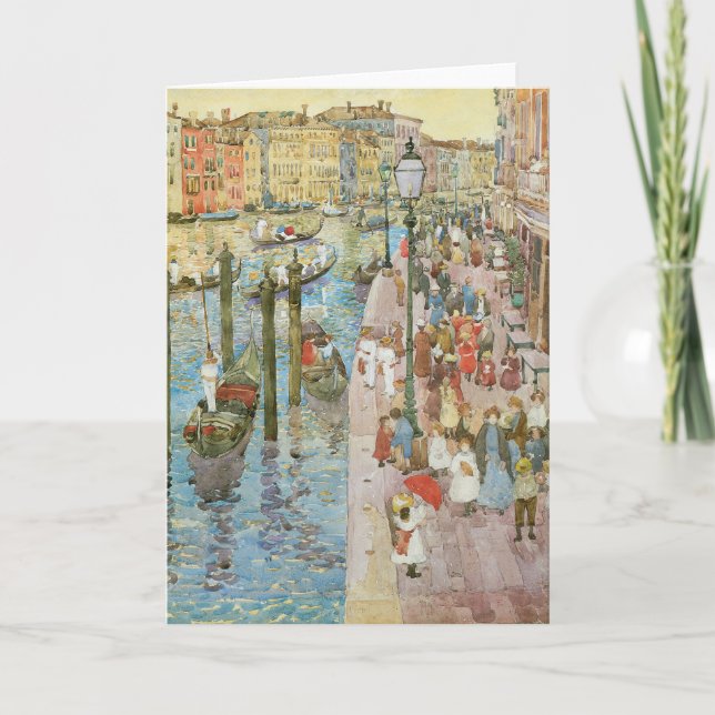 Grand Canal, Venice by Maurice Prendergast Card (Front)