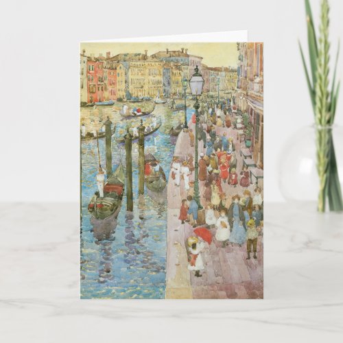 Grand Canal Venice by Maurice Prendergast Card