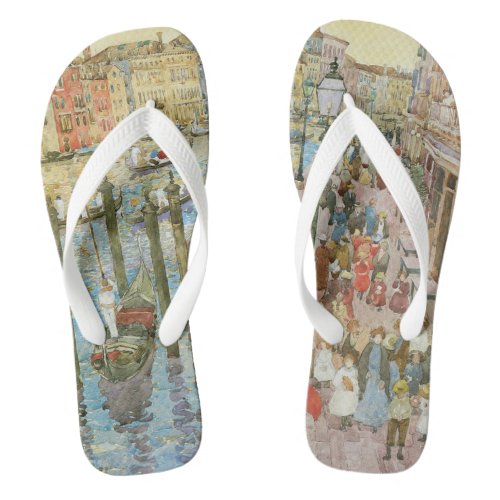 Grand Canal Venice by Maurice Prendergast Flip Flops
