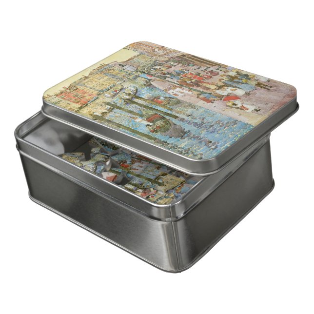 Grand Canal, Venice by Maurice Prendergast Jigsaw Puzzle (Lid Open)