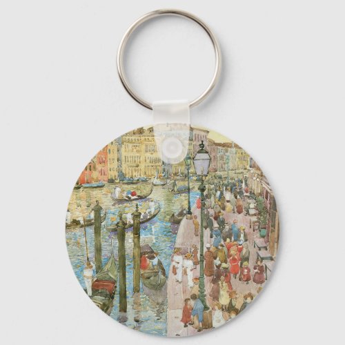 Grand Canal Venice by Maurice Prendergast Keychain