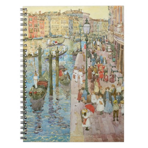 Grand Canal Venice by Maurice Prendergast Notebook