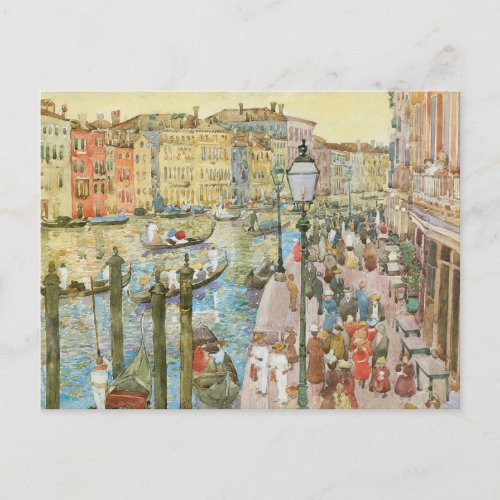 Grand Canal Venice by Maurice Prendergast Postcard