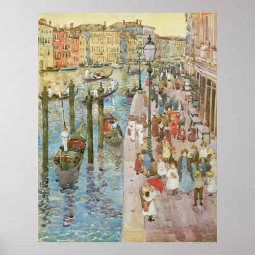 Grand Canal Venice by Maurice Prendergast Poster