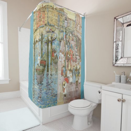 Grand Canal Venice by Maurice Prendergast Shower Curtain