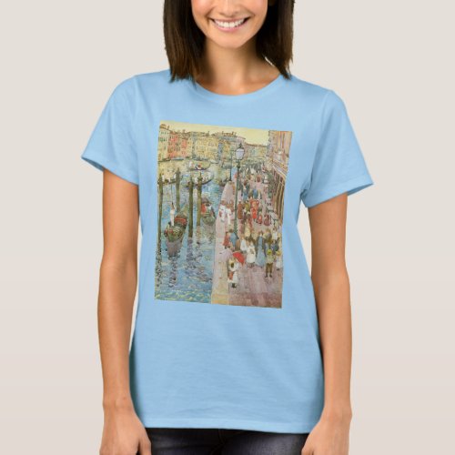 Grand Canal Venice by Maurice Prendergast T_Shirt