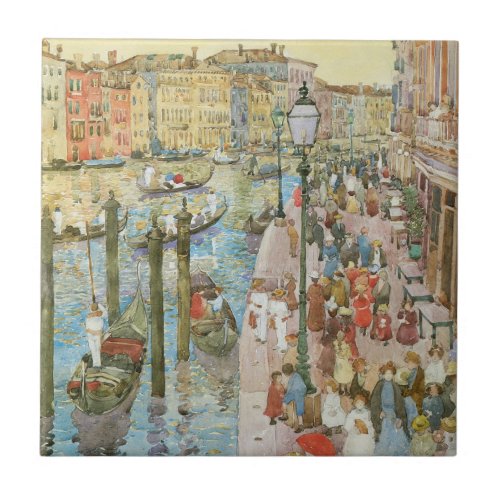 Grand Canal Venice by Maurice Prendergast Tile