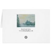 Grand Canal Venice Cards (Back Horizontal)