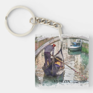 Grand Canal, Venice, Italy Design Keychain