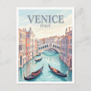 Grand Canal Venice Italy Postcard