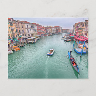 Grand Canal, Venice Italy Postcard