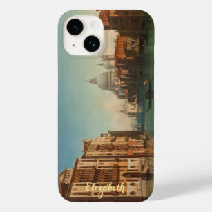 Grand Canal Venice Italy Vintage Art Monogrammed Case-Mate iPhone 14 Case
