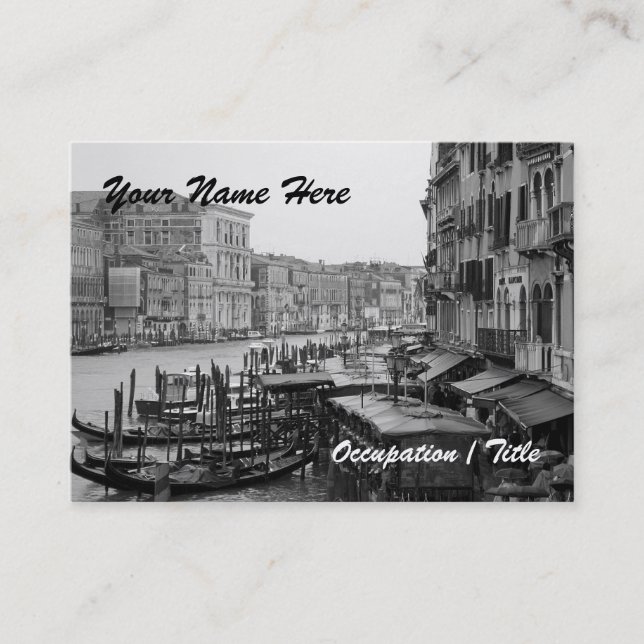 Grand Canal View Business Card (Front)