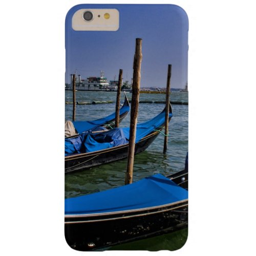 Grand Canal water with gondalo boats lined up Barely There iPhone 6 Plus Case