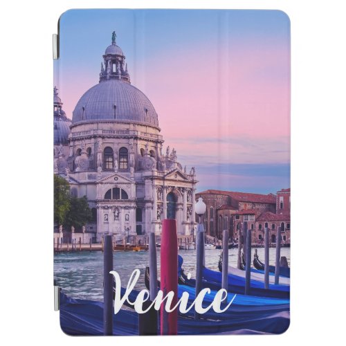 Grand Canal with gondolas and church in Venice iPad Air Cover