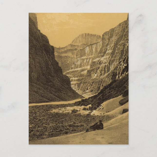 Grand Canon, Colorado River Postcard (Front)