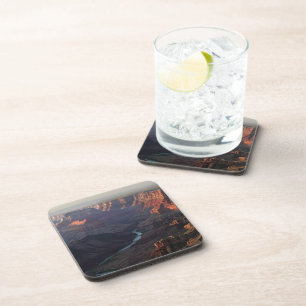 Grand Canyon and Colorado River in Arizona Beverage Coaster