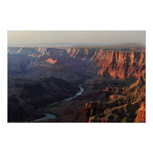 Grand Canyon and Colorado River in Arizona Poster