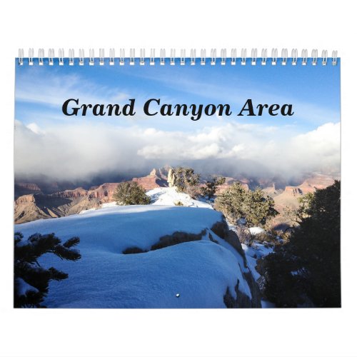 Grand Canyon Area National Park 2025 Calendar