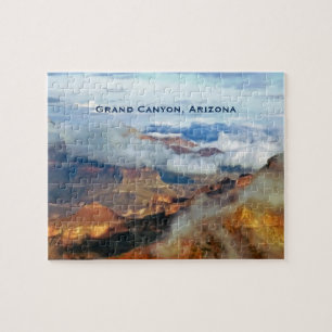 Grand Canyon, Arizona, Canyon Clouds Fine Art Jigsaw Puzzle