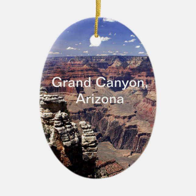 Grand Canyon, Arizona Ceramic Ornament (Front)