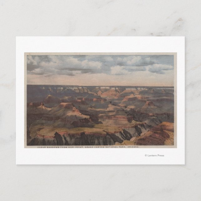 Grand Canyon, Arizona - Cloud Shadows from Hopi 2 Postcard (Front)