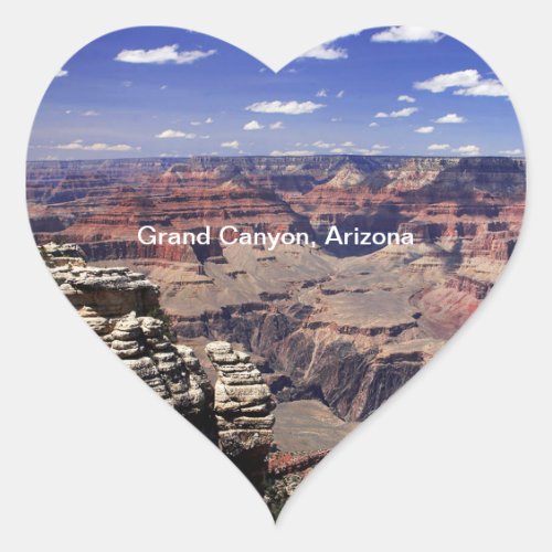 Grand Canyon Arizona Heart Sticker