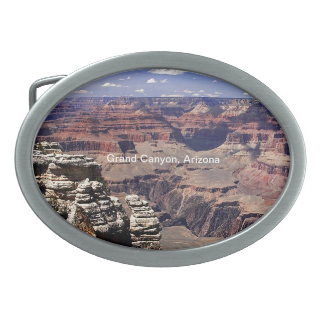 Grand Canyon, Arizona Oval Belt Buckle (Front)