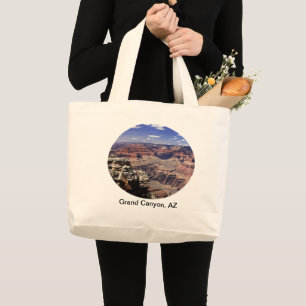 Grand Canyon, Arizona Rock Formation Cutout Large Tote Bag