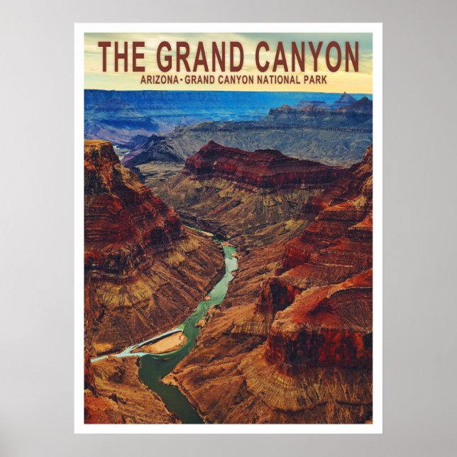 Grand Canyon Arizona Travel Poster (Front)