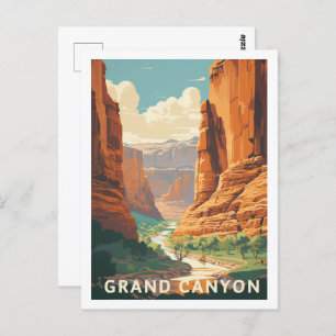 Grand Canyon Arizona USA Famous Travel Place Postcard