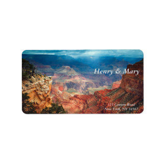 Grand Canyon, Arizona, USA Label