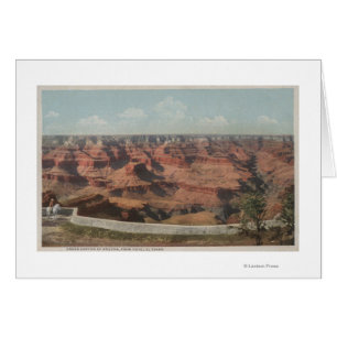 Grand Canyon, Arizona - View of Canyon from Hote Cards