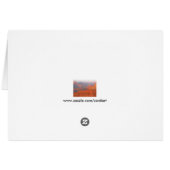 grand canyon at sunset cards (Back Horizontal)