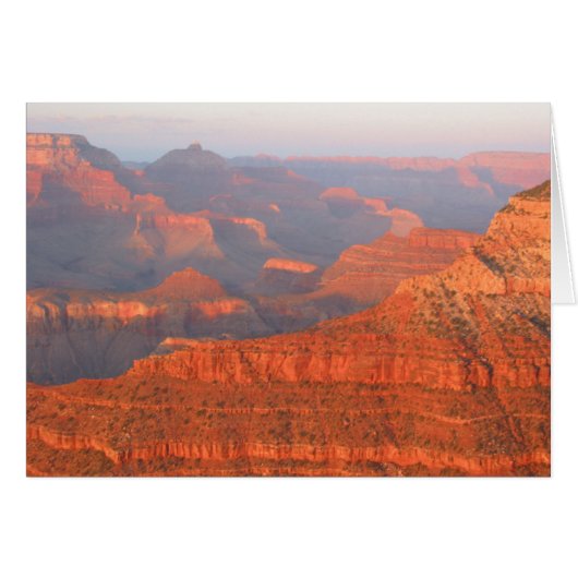 grand canyon at sunset cards (Front Horizontal)