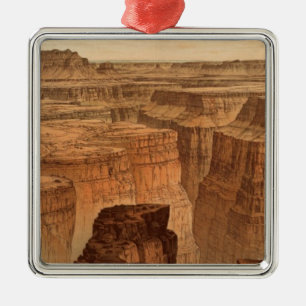 Grand Canyon at the foot of the Toroweap Metal Ornament
