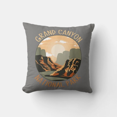 Grand Canyon Bad Bunny Target National Park Throw Pillow