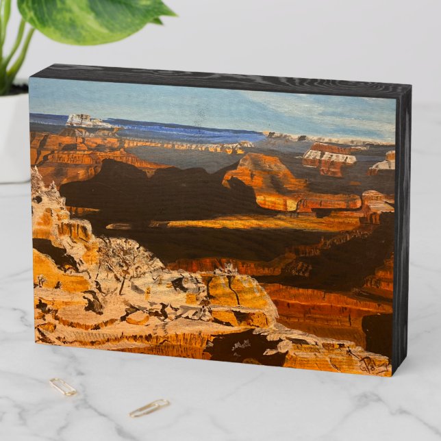 Grand Canyon, by Gary Poling Wooden Box Sign (In Situ Horizontal)