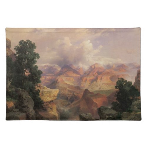 Grand Canyon by Thomas Moran Vintage Landscape Cloth Placemat