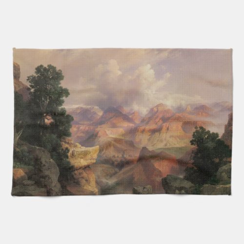 Grand Canyon by Thomas Moran Vintage Landscape Kitchen Towel